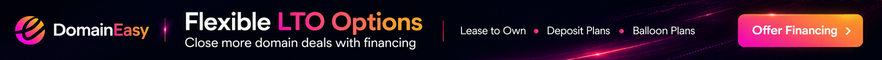DomainEasy: flexible LTO options. Close more domain deals with financing.