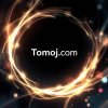 Creative light art in an Isekai anime style, featuring the Tomoj.com logo, with expressive com...jpg
