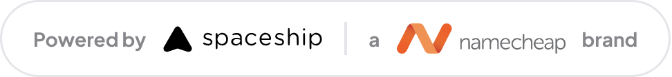 Powered by Spaceship, a Namecheap brand