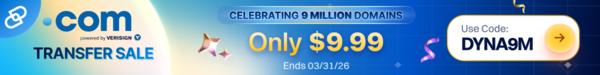 Dynadot — .com Transfer Sale