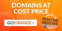 Domains at cost price - GO!ORANGE - Realtime Register